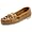 Minnetonka Women's Thunderbird Smooth Moccasin,Natural,4 M US
