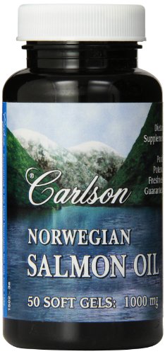Carlson Labs Carlson Laboratories Norwegian Salmon Oil Softgels, 1000 mg, 50 Count