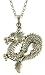 Silver Gents Dragon Pendant + 20