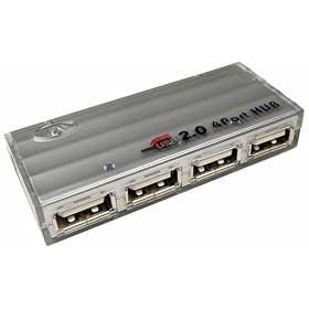 Click here to buy Cables Unlimited USB 2.0 4-Port Hub (USB-1810).