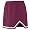 Maroon/white