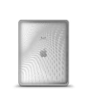 iLuv Flexi-Clear TPU Case with Dot Wave Pattern for iPad - Clear