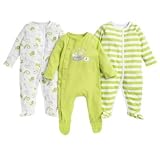 Pack of three animals sleepsuits- 6-9 months