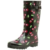 Western Chief Women's Cherry Rain Boot,Cherry Black,7 M revision