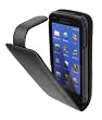 MaryCom PREMIUM QUALIT�T Leder Handytasche schwarz f�r Motorola Atrix 4G Smartphone + gratis Displayschutzfolie / LTS Atrix