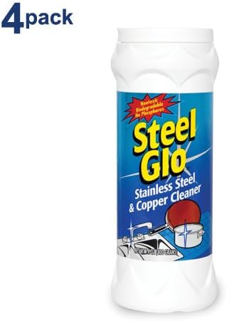 Steel Glo Stainless Steel and Copper Cleaner 14 oz (Pack of 4)