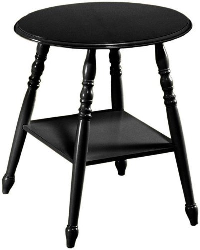 Hamilton Side End Table 25.75Hx24OV BLACK