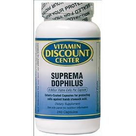 Suprema Dophilus Probiotic Blend by Vitamin Discount Center - 240 Capsules