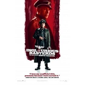 INGLOURIOUS BASTERDS - BRAD PITT - US MOVIE FILM WALL POSTER - 30CM X 43CM HANS LANDA CHRISTOPH WALTZ inglorious