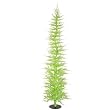 Whimsical Chartreuse Laser Artificial Christmas Tree 6'