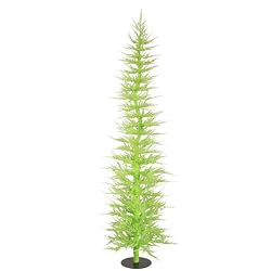 Whimsical Chartreuse Laser Artificial Christmas Tree 6'