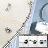 Moen CSR2160OWB Curved Shower Rod Set, Old World Bronze