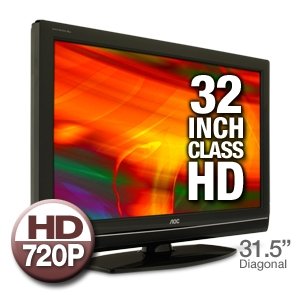 AOC LC32W063 32-Inch LCD HDTV, Glossy by AOC