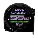 ムラテックKDS ハード＆ステンバネコンベックス19mm巾5.5m尺相当目盛付EHS19‐55SSA