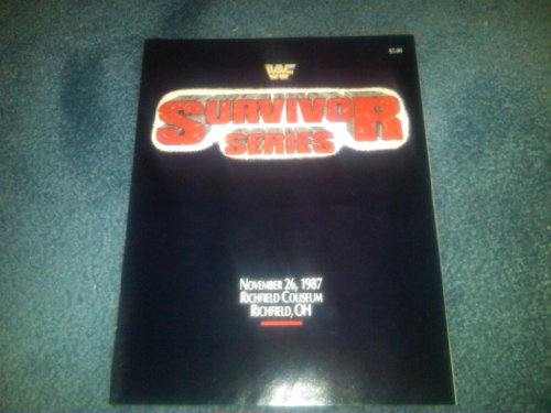 WWF Survivor Series Program November 26 1987 Richfield Coliseum Richfield OH, WWE, WCW, TNA, ECW (Hulk Hogan vs Andre the Giant - Bret Hart - Randy 