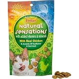 Friskies Natural Sensations With Added Vitamins Crunchy Chicken Flavor Treats For Cats