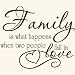 Family Love Quote Vinyl Wall Decal Sticker Art-Words/Lettering Home Décor-FREE SHIPPING