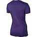 Nike Legend Womens V-Neck SS Tee Purple S 684683-547-S