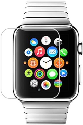 [Scratch Terminator] MoKo Premium HD Clear Japanese Asahi 9H Hardness Tempered Glass Screen Protector Film with Oleophobic Coating for Apple Watch 42mm 2015, Crystal Clear (Will Not Fit Apple Watch 38mm or Any Other Device)