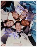 Signed E.R. 8x10 by Noah Wylie, Linda Cardellini, Anthony Edwards, Eric La Salle and George Clooney Photo
