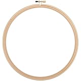 Edmunds Wood Embroidery Hoop with Round Edges, 12-Inch