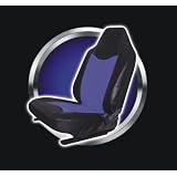 Black Blue Sport Car Truck SUV Seat Cover Pair 