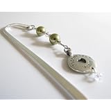 Bookmark Beaded Swarovski Pearls Inspirational Charm Gift