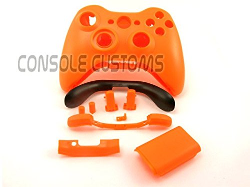 Matte Orange Xbox 360 Controller Shell Full Housing Mod Kit Repair Parts Matte Orange Xbox 360 Controller Shell Full Housing Mod Kit Repair Parts