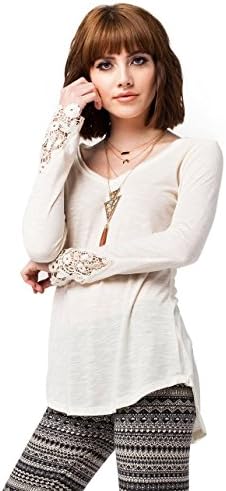 OTHERS FOLLOW Isla Womens Tee, Cream, Small