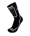 Rollerblade Men's High Performance Skating Socks, Black/Silver, Medium/US 7-9