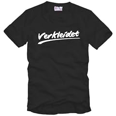 VERKLEIDET - T-Shirt Gr. S bis XXL - DAS LAST MINUTE KOST�M - schwarz oder grau
