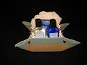 Bath & Body Works Aromatherapy Lavander Vanilla Gift Basket including Body Wash, Body Lotion, Sound Sleep Roll-on, and a pouf. Travel Sizes.