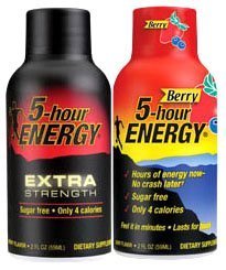 Отзывы 5 Hour Energy and 5 Hour Extra Strength, Combo Pack, 2-Fluid Ounces Box, 12-Count