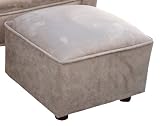 Angel Song Heaven Sent Mocha Faux Suede Contemporary Child Ottoman