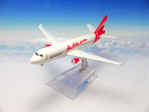 飛行機 模型 ダイキャスト製/航空機：エアアジア/マレーシア エアバスA320