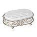 InterDesign Twigz Soap Dish, White/Pearl Champagne