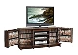 Furniture By Prepac Espresso Marcello Flat Panel Plasma/LCD TV Console with Media Storage