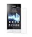 Amzer AMZ94118 Anti Glare Anti Scratch Screen Guard Protector with Cleaning Cloth for Sony Xperia U - Retail Packaging - Anti Glare
