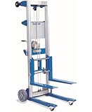 Genie Lift, GL- 4, Heavy-Duty Aluminum Manual Lift,500 lbs Load Capacity, Lift Height 5' 11"