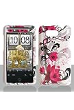 HTC Aria Graphic Case - Red Flower on White