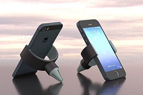 Car Phone Holder for All Smartphones, 360 Degree Rotation Vent phone holder for Portrait + Landscape Views. Enjoy Convenient &amp; Safe Viewing on Your Device While Driving.