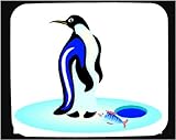 Mouse Pad with hunting, penguin, ice, fishing, bird, animal, winter