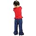 Wennikids® Baby-girls Denim Fancy Flare Pants Double Ruffles Pants 6m-8t