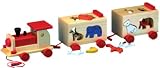 Eigenschaften Beluga Holzzug Zoo / Beluga Holzzug Holzeisenbahn mit Steckspiel Tiere
