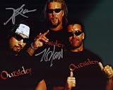 KEVIN NASH (DIESEL) & X-PAC (123 KID) - AUTOGRAPHED COLOR 8 x 10 WWE WRESTLING PHOTO