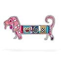 Pink Dachshund Dog Pin from the Artazia Collection #320RO NP