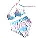 Cupshe Fashion Women's Gradient Color Shell Pearl Halter Bikini Set