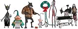 Nightmare Before Christmas Series 3 Action Figure (4) Doll Set