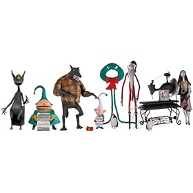 Nightmare Before Christmas Series 3 Action Figure (4) Doll Set