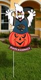 20" Lighted NFL Jacksonville Jaguars "Happy Halloween" Yard Decoration